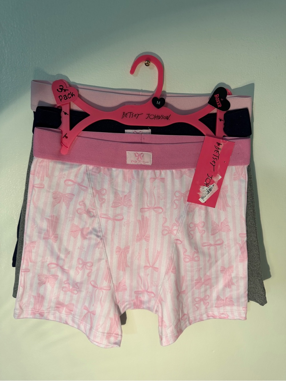 Betsey Johnson Boy-short 3-Pack